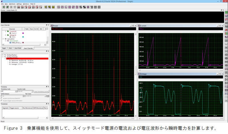 瞬時電力の計算